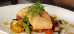 Wild Salmon Marinated in Italian Vinaigrette Recipe